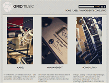 Tablet Screenshot of gridmusic.at